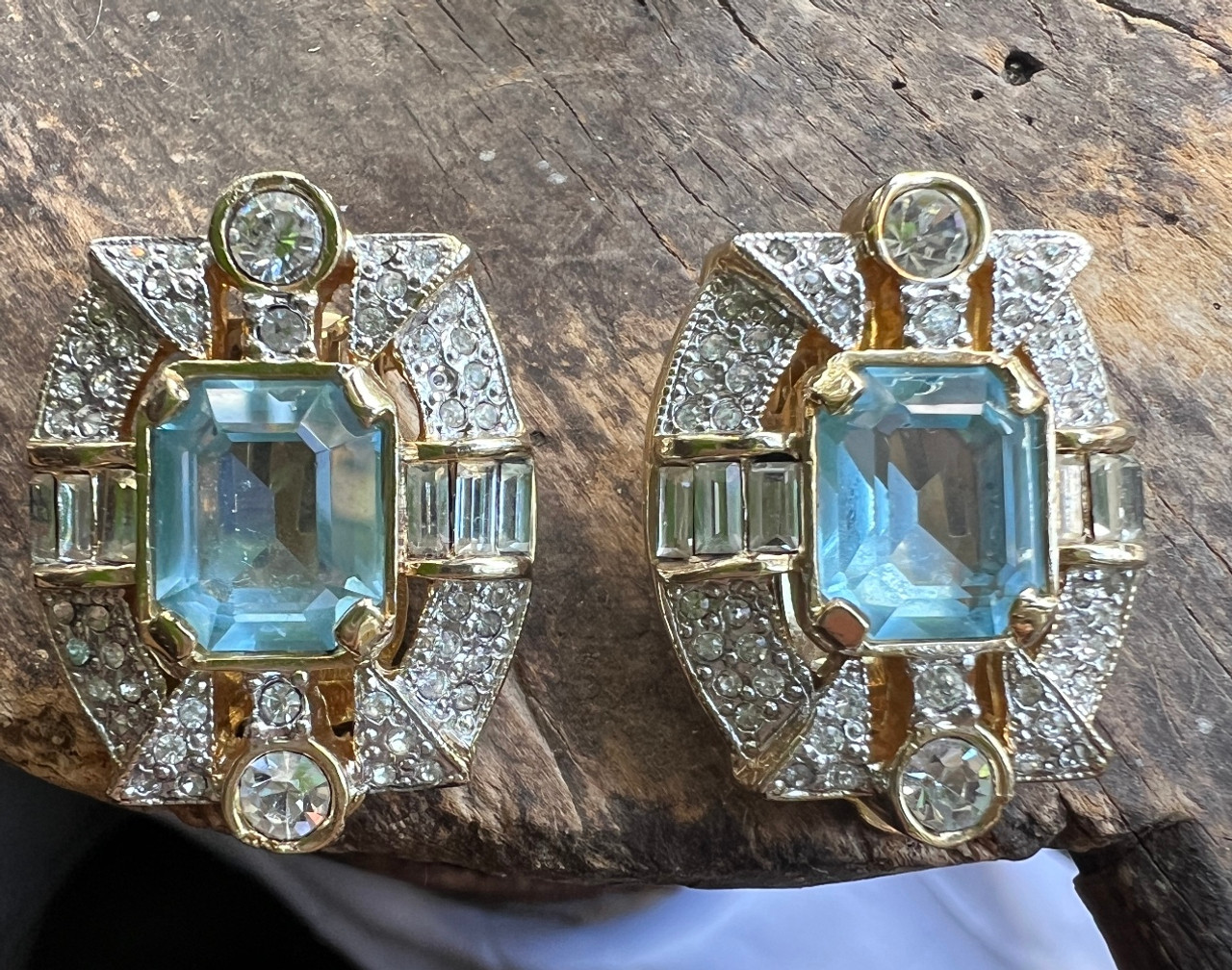 Georgian Jewelry | The Three Graces | Aquamarine Briolette Dangle